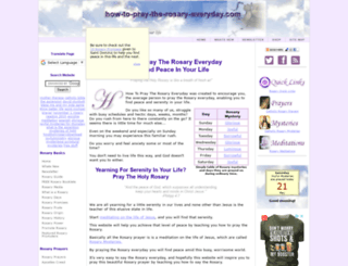 how-to-pray-the-rosary-everyday.com screenshot