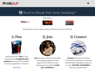 how-to-quit-smoking.ifinallyquit.com screenshot