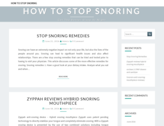 how-to-stop-snoring.com screenshot