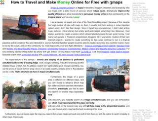 how.to.travel.and.make.money.online.for.free.with.maps.ilovevitaly.com screenshot