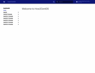 how2centos.com screenshot