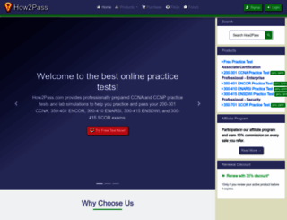 how2pass.com screenshot