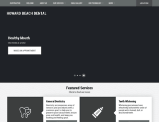 howardbeachcosmeticdental.com screenshot