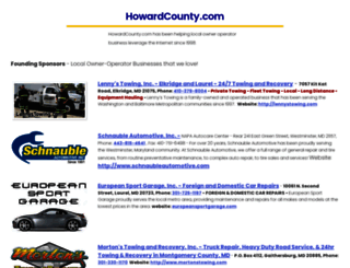 howardcounty.com screenshot