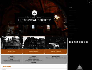 howardcountymuseum.org screenshot