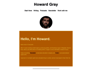 howardgray.net screenshot