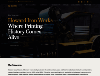 howardironworks.org screenshot