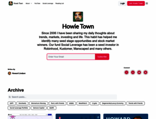 howardlindzon.com screenshot