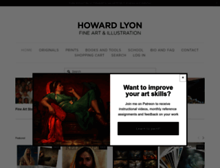 howardlyon.com screenshot