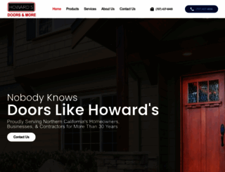 howardsdoors.com screenshot