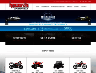howardsmotorcycles.com screenshot