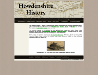 howdenshirehistory.co.uk screenshot
