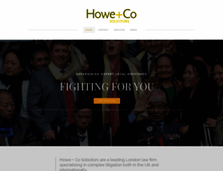 howe.co.uk screenshot