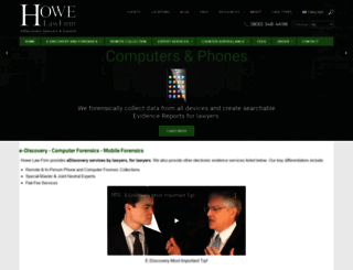 howelawfirm.com screenshot