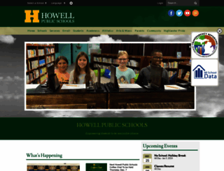 howellschools.com screenshot