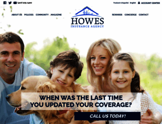 howesinsuranceagency.com screenshot