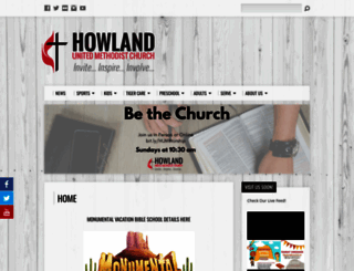 howlandumc.com screenshot