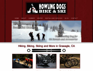 howlingdogsbikeandski.com screenshot
