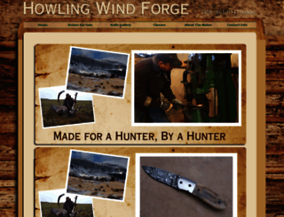 howlingwindforge.com screenshot