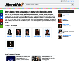howoldis.com screenshot