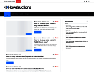 howstructions.com screenshot