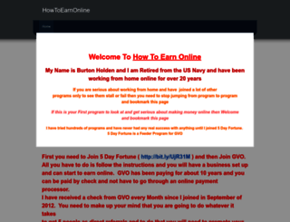 howto-earnonline.weebly.com screenshot