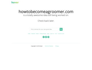 howtobecomeagroomer.com screenshot