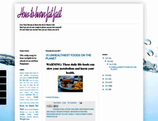 howtoburnfat-fast.blogspot.com screenshot