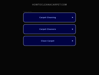 howtocleanacarpet.com screenshot