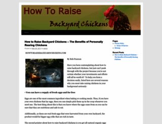 howtoraisebackyardchickens.com screenshot