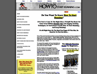 howtostartrunning.com screenshot