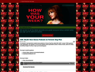 howwasyourweek.libsyn.com screenshot