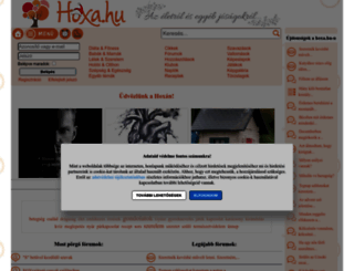 hoxa.hu screenshot