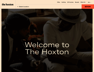 hoxtonhotels.com screenshot