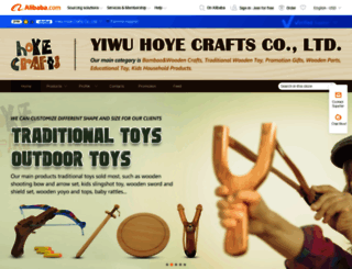 hoye-crafts.en.alibaba.com screenshot