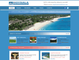 hoysalatours.com screenshot
