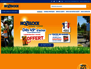 hozelock.fr screenshot