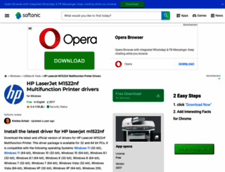 Access hp-laserjet-m1522nf-multifunction-printer-drivers.en.softonic.com. HP LaserJet Printer - Download