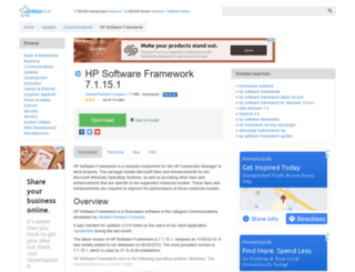 hp-software-framework.updatestar.com screenshot