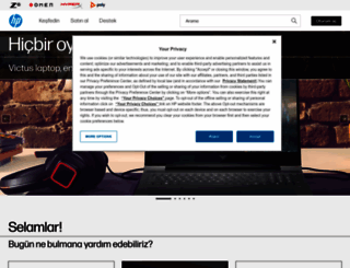 hp.com.tr screenshot