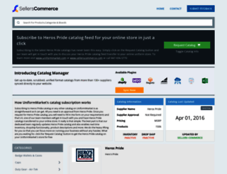 hp.uniformmarket.com screenshot