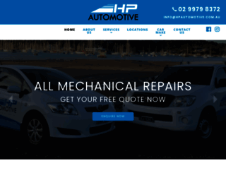 hpautomotive.com.au screenshot