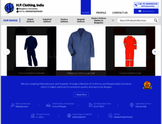 hpclothing.in screenshot