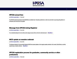 hpcsa-blogs.co.za screenshot