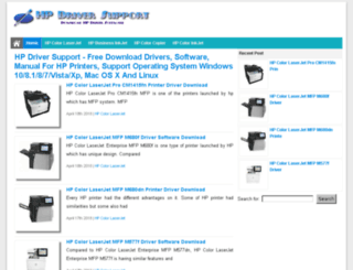 hpdriversupport.net screenshot