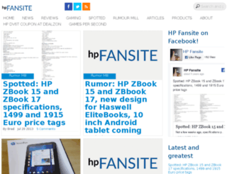 hpfansite.com screenshot