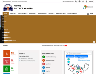 hpkangra.gov.in screenshot