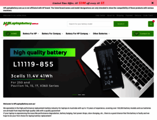hplaptopbattery.com.au screenshot