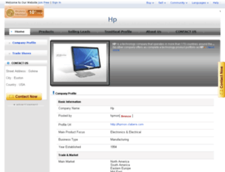 hpmon.clabers.com screenshot