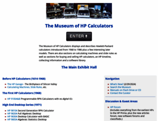 hpmuseum.org screenshot